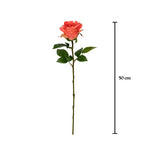 Vara rosa artificial 51 cm real touch