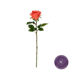 Vara rosa artificial 51 cm real touch
