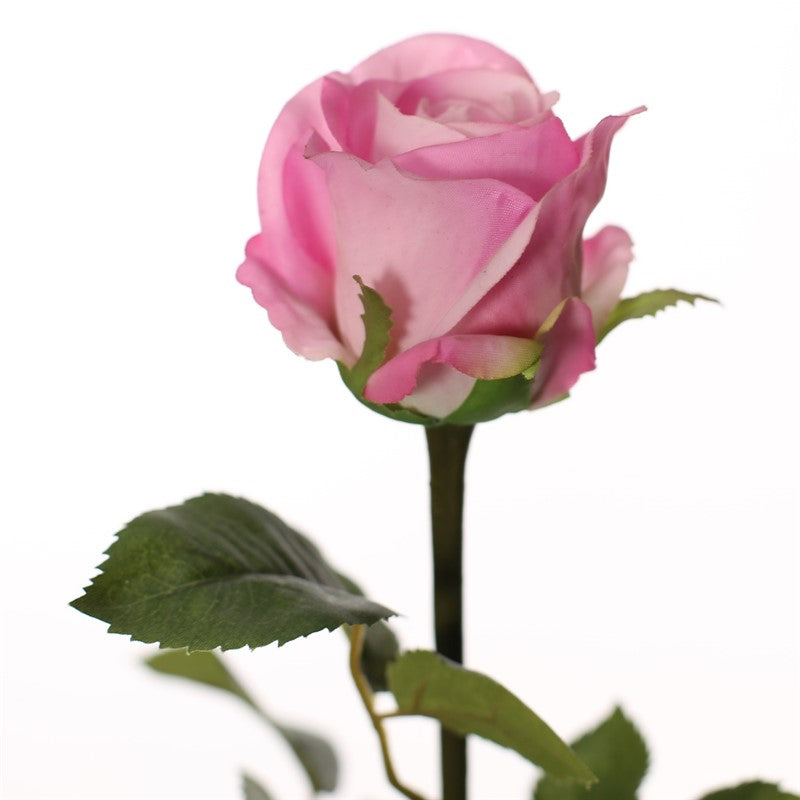 Vara rosa artificial 65 cm real touch
