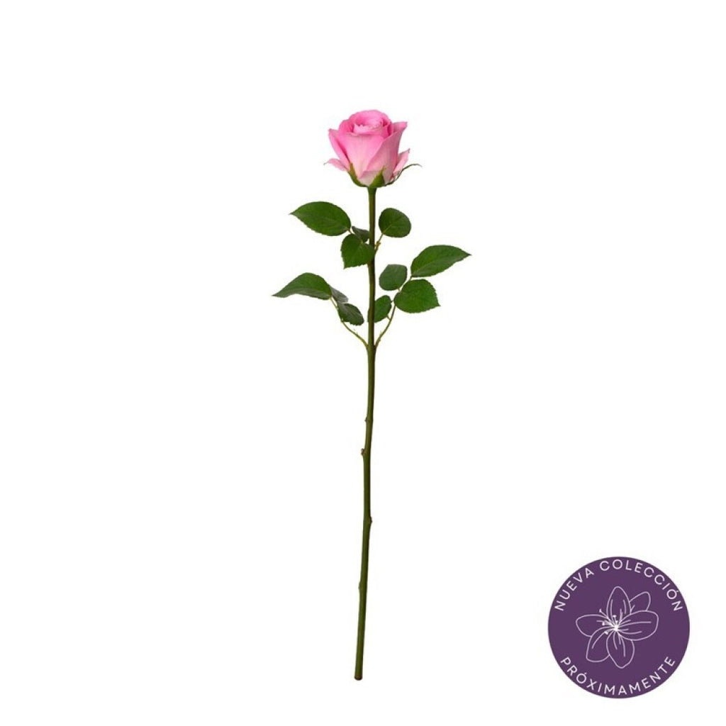Vara rosa artificial 65 cm real touch