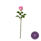 Vara rosa artificial 65 cm real touch