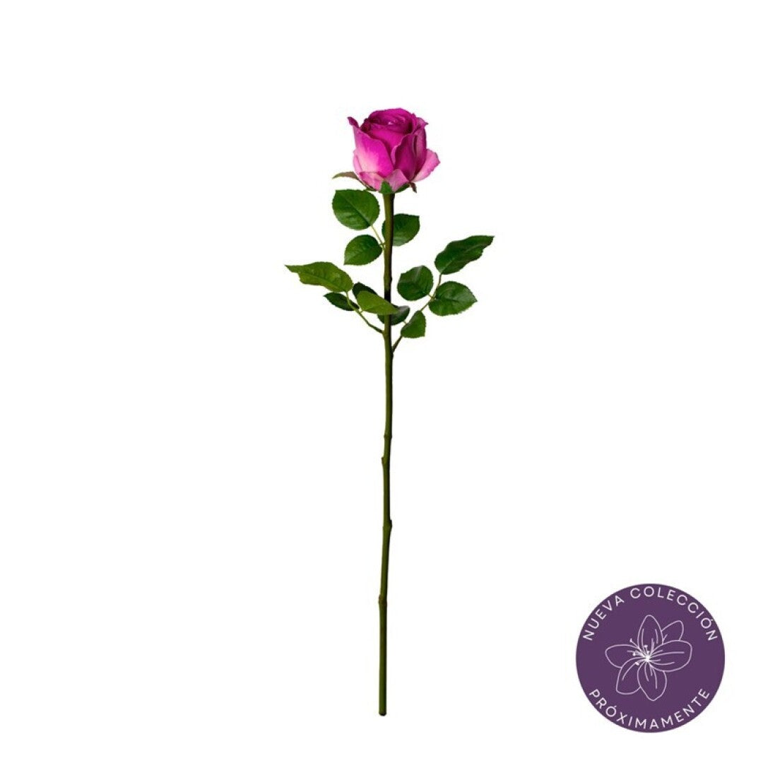 Vara rosa artificial 65 cm real touch