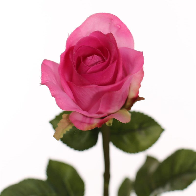 Vara rosa artificial 65 cm real touch