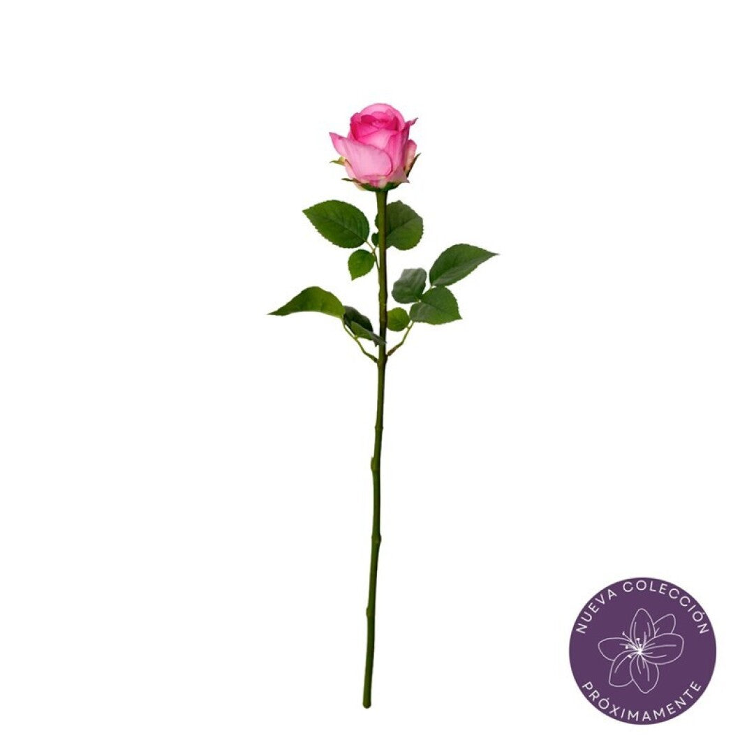 Vara rosa artificial 65 cm real touch