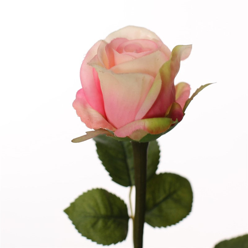Vara rosa artificial 65 cm real touch