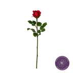 Vara rosa artificial 65 cm real touch