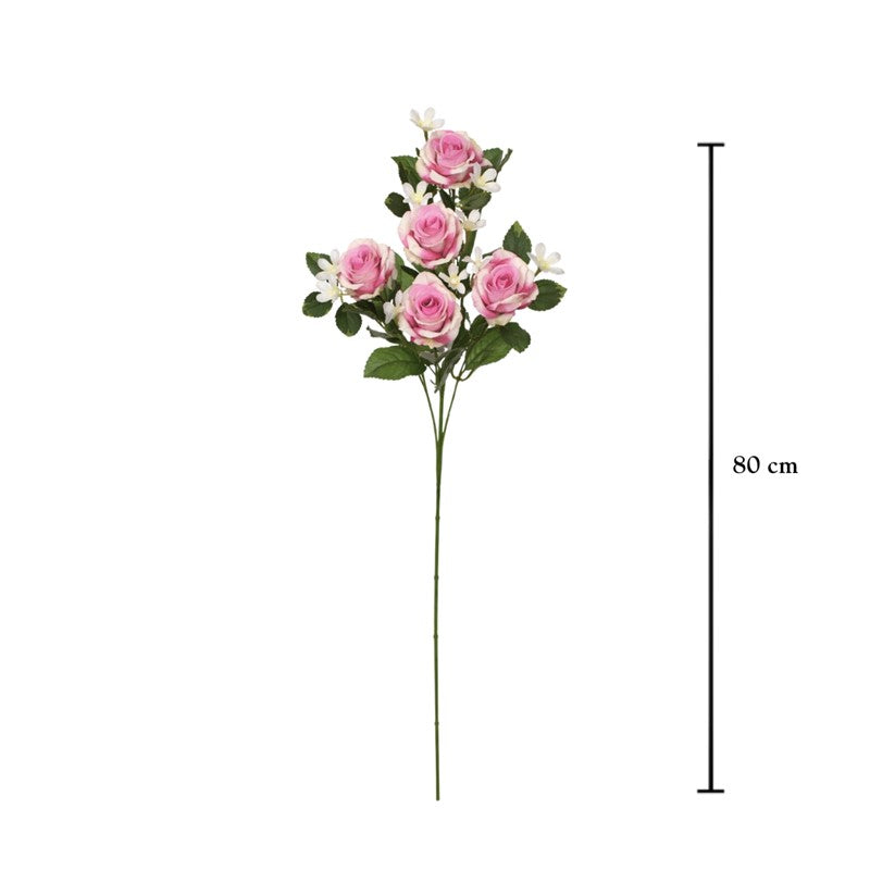 Vara rosas artificial 80 cm
