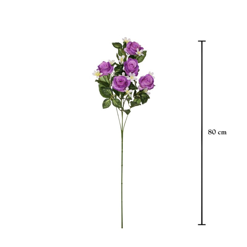 Vara rosas artificial 80 cm