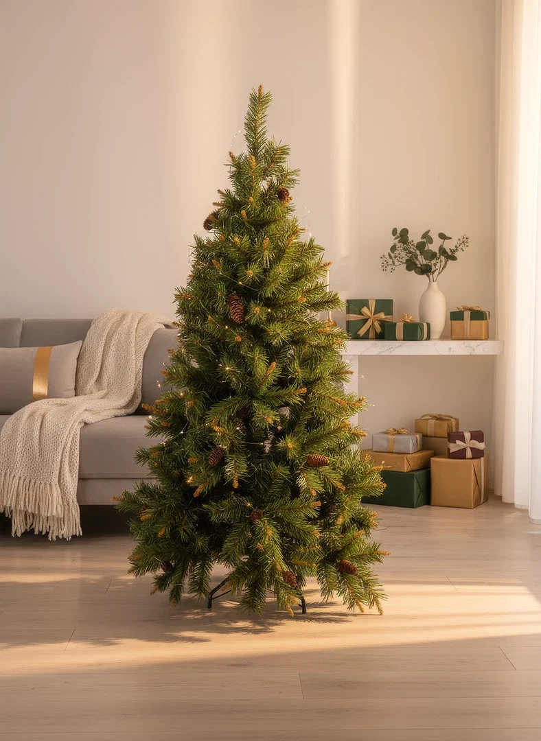 Abeto piñas 155cm