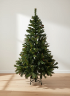 Abeto piñas artificial 210cm